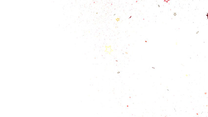 Enchanting 3D Gold Stars Rain: A Celestial Delight for the Eyes