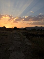 Very beautiful sunset photo