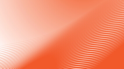 Orange abstract line background for backdrop or wallpaper