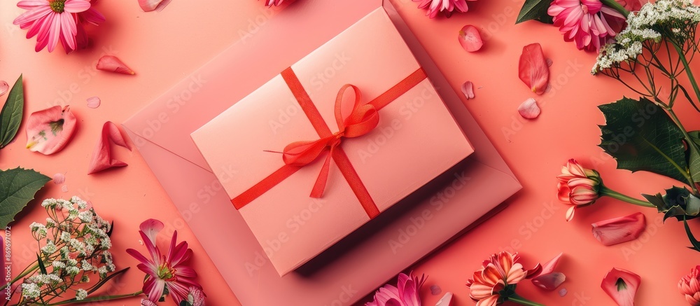 Aufkleber flat lay with a father's day greeting card copy space image is the primary concept.