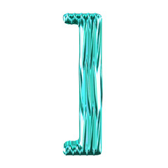 Fluted turquoise symbol