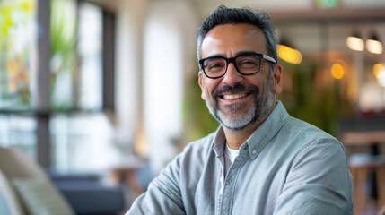 Obraz premium The smiling confident man