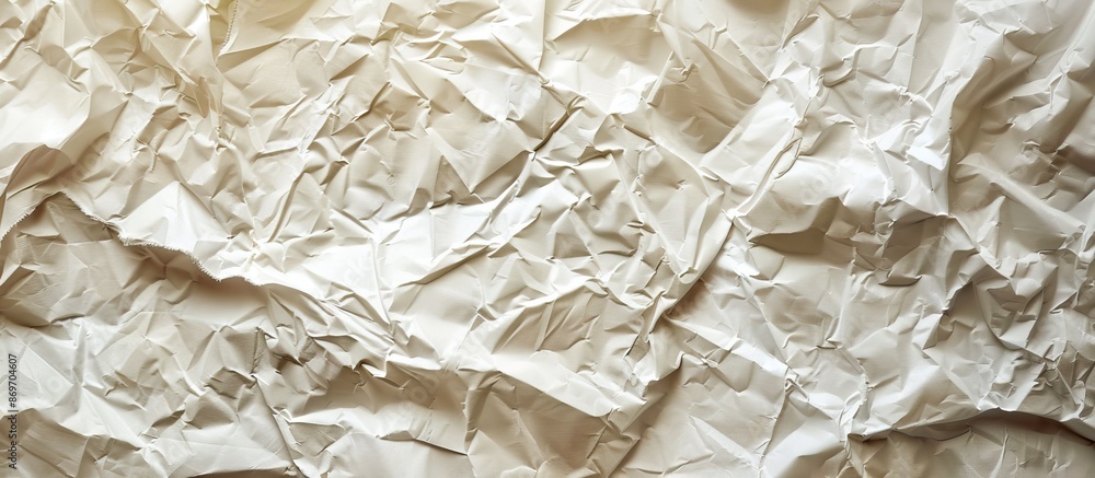 Aufkleber background of crumpled paper provides a textured surface for the copy space image.