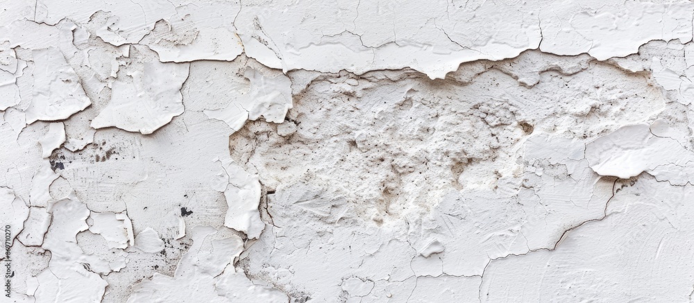 Poster background texture of a white stucco wall, suitable for copy space image.