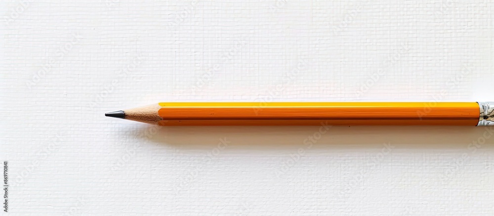 Aufkleber A pencil displayed on a white background with room for additional image or text.