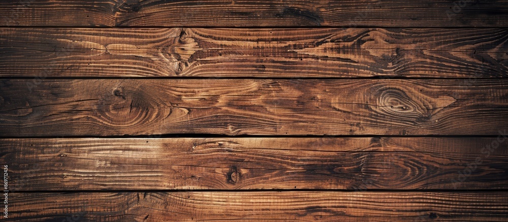 Poster Top view of a background with a soft wooden texture, perfect for design elements with prominent copy space image.