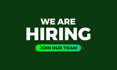 we are hiring banner