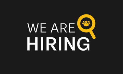 we are hiring banner