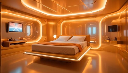 Fototapeta premium Room from the future