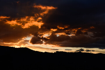 an evening full of color