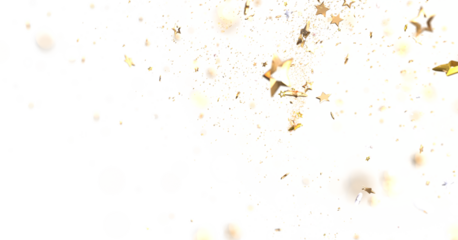 Stellar Christmas Symphony: Exquisite 3D Illustration of Falling Stars in Harmonious Motion for the Holidays