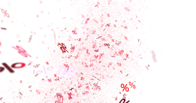 percent sign percentage icon interest rate