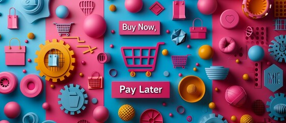 Obraz premium Shopping Icons and 