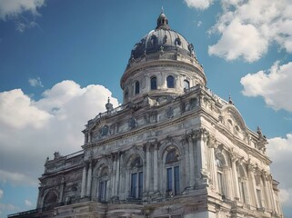 Obraz premium sacre coeur basilica city