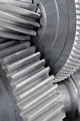 Group of pinions, part of gear box or servo mechanism