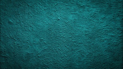 Abstract dark petrol green blue texture background with ample negative space for text or design