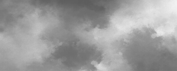 Abstract gray grunge smoke texture dark sky black night cloud smoke overlays background. Vignette texture in black and white color seamless grunge paper white black dramatic smoke smoky illustration.