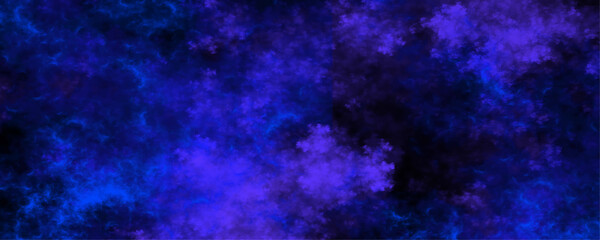 Blue background with clouds, dark blue grunge texture with grainy, Light ink canvas for modern creative grunge design. Watercolor on deep dark blue paper background. Vivid textured aquarelle painted	