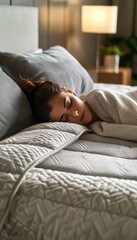 Comfortable Sleep on High-Quality Mattress in Cozy, Calming Bedroom