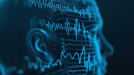 Biofeedback music devices create soundscapes that adapt in realtime to the users physiological responses, blending health monitoring with auditory enjoyment, with copy space