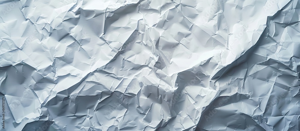 Poster Background of crumpled paper provides a textured surface for the copy space image.