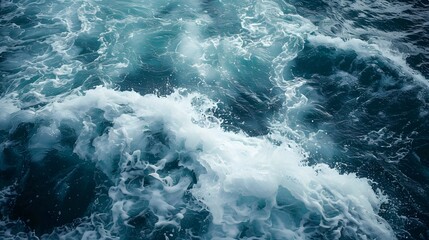 Fototapeta premium Gentle Waves in a Flowing River