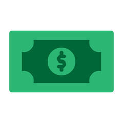 Banknote Vector Flat Icon Design