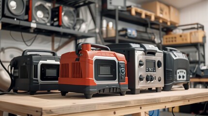 Fototapeta premium Hands-On Review and Comparison of Popular Gasoline Generator Models for Workshop Use