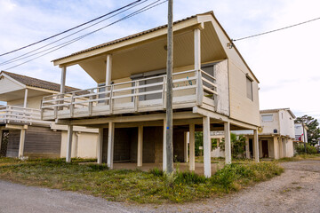 Obraz premium La Plage des chalets de Gruissan