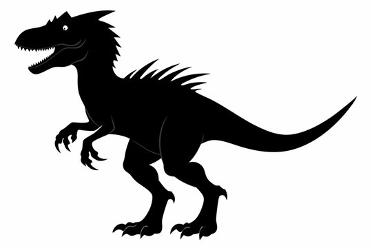 recommend clip art: Dinosaurs and Jurassic dino monsters icons. Vector silhouette of triceratops or T-rex, brontosaurus or pterodactyl and stegosaurus, pteranodon or ceratosaurus and parasaurolophus reptile