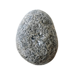 A rock, Round stones, Isolated on Transparent background.