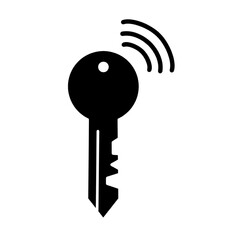 Smart lock icon. Internet of Things Solutions. Keyless entry. Digital security. Encryption technology. Illustration. Contour symbol. Vector outline drawing. editable