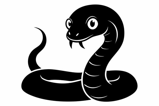recommend clip art: snake silhouette vector illustration