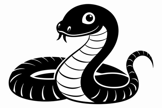 recommend clip art: snake silhouette vector illustration