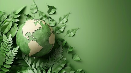 a blue-green planet symbolizing environmental protection.