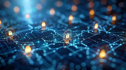 Obraz premium Unlocking the Future: Cybersecurity Innovations for a Safer Digital Landscape