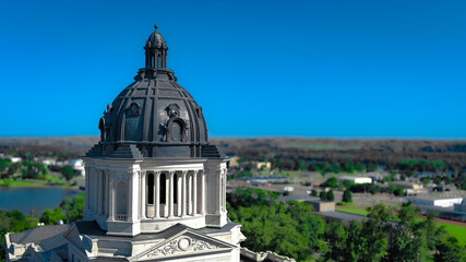 South Dakota Capitol Dome Close Up