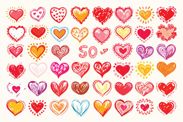 Doodle Heart Eps, Sketch Heart Eps