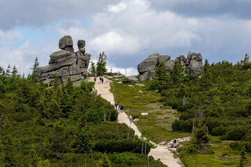 Trzy Świnki (niem. Sausteine[1], czes. Svinsk&eacute; kameny[2]) &ndash; grupa zamczysk skalnych położona w Sudetach Zachodnich, w paśmie Karkonoszy, znajdująca się na południowych stokach Szrenicy, na początku Dr