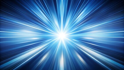 Abstract Blue Speed Lines Background - Digital Art