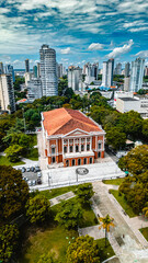 Praça República Theatro Paz Belém Pará Brasil Monumento Histórico Arquitetura Turismo Cultura...
