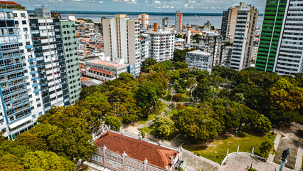 Praça República Theatro Paz Belém Pará Brasil Monumento Histórico Arquitetura Turismo Cultura...