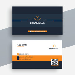Creative and Clean Business Card Template. Luxury business card design vector illustration