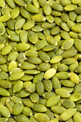 Healthy and nutritious pumpkin seeds