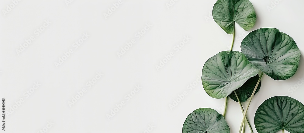 Poster Taro on a blank white backdrop, featuring copious copy space image.