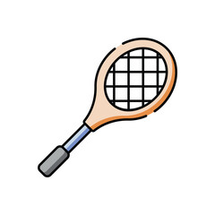Tennis Racket vector icon