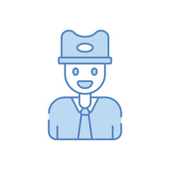 Tennis Umpire vector icon
