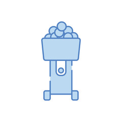 Tennis Ball Machine vector icon