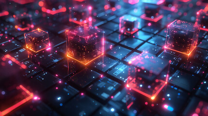 Optic cables Container Orchestration Platforms, container orchestration platforms within a data center concept with an image depicting Kubernetes clusters, AI
