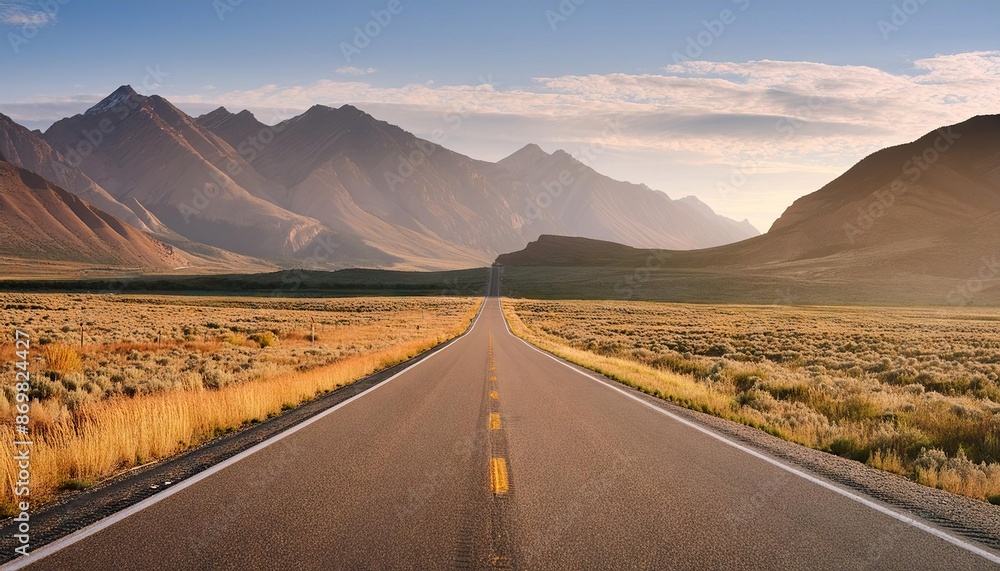 Wall mural  American landscape wallpaper route 66 road 